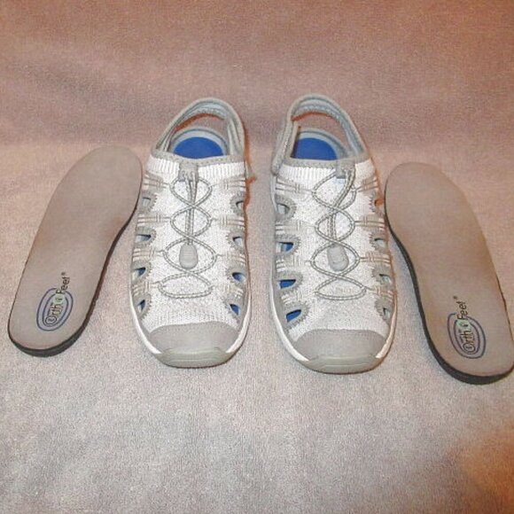 Orthofeet Women's Sandals Size 9.5 Comfort Laguna Fisherman Padded No Tie Arch - Picture 7 of 12